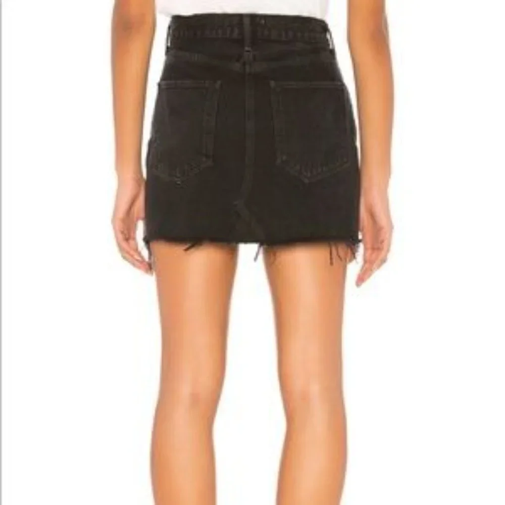Agolde Quinn High Rise Denim Skirt Size 26